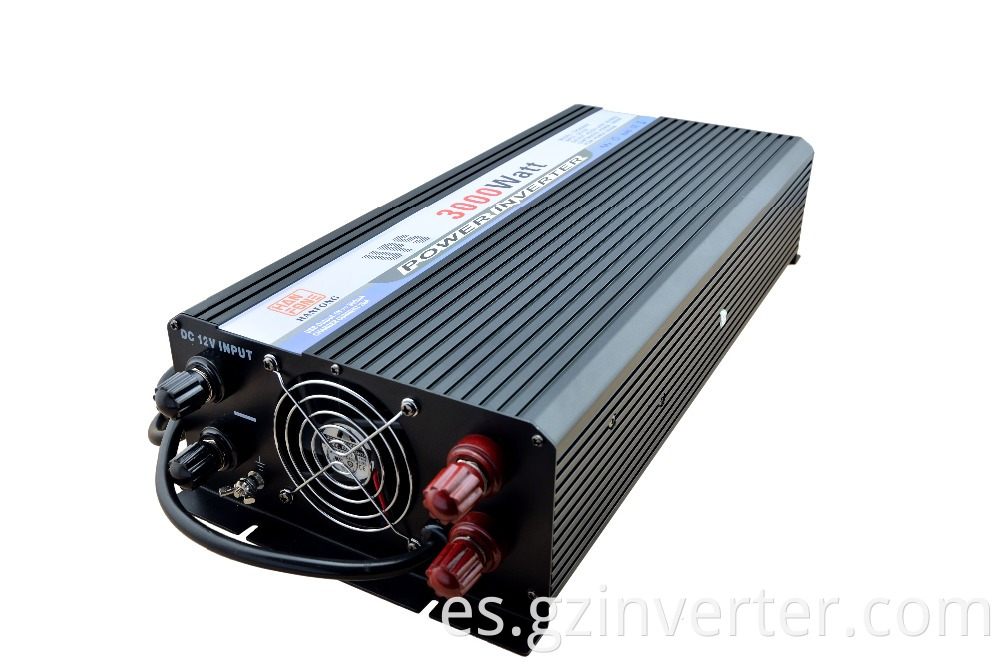 Hecho en China DC a AC Power Home Inverter 3000W 12V 220V con cargador de batería